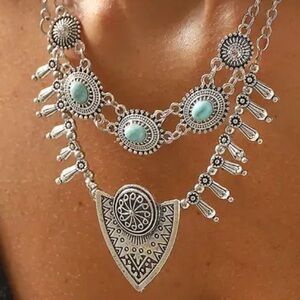 Bohemian Turquoise Necklace